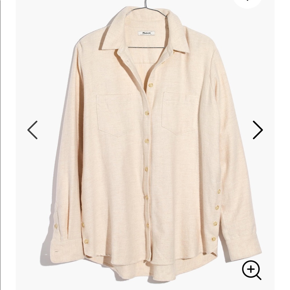 MADEWELL | Flannel Oversized Ex-Boyfriend Shirt